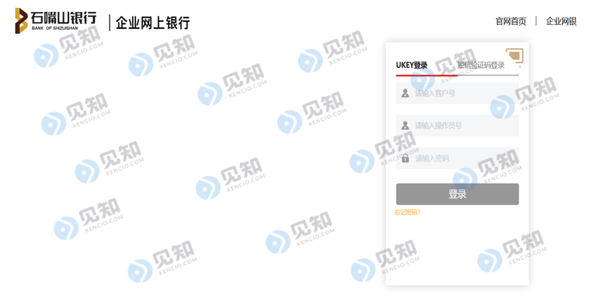 石嘴山银行-企业版1